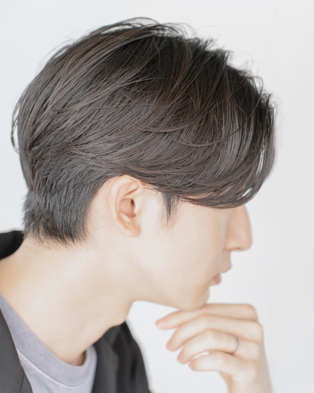 レタッチ) RETOUCH ヘアバーム センターパート マッシュ メンズ ツヤ 